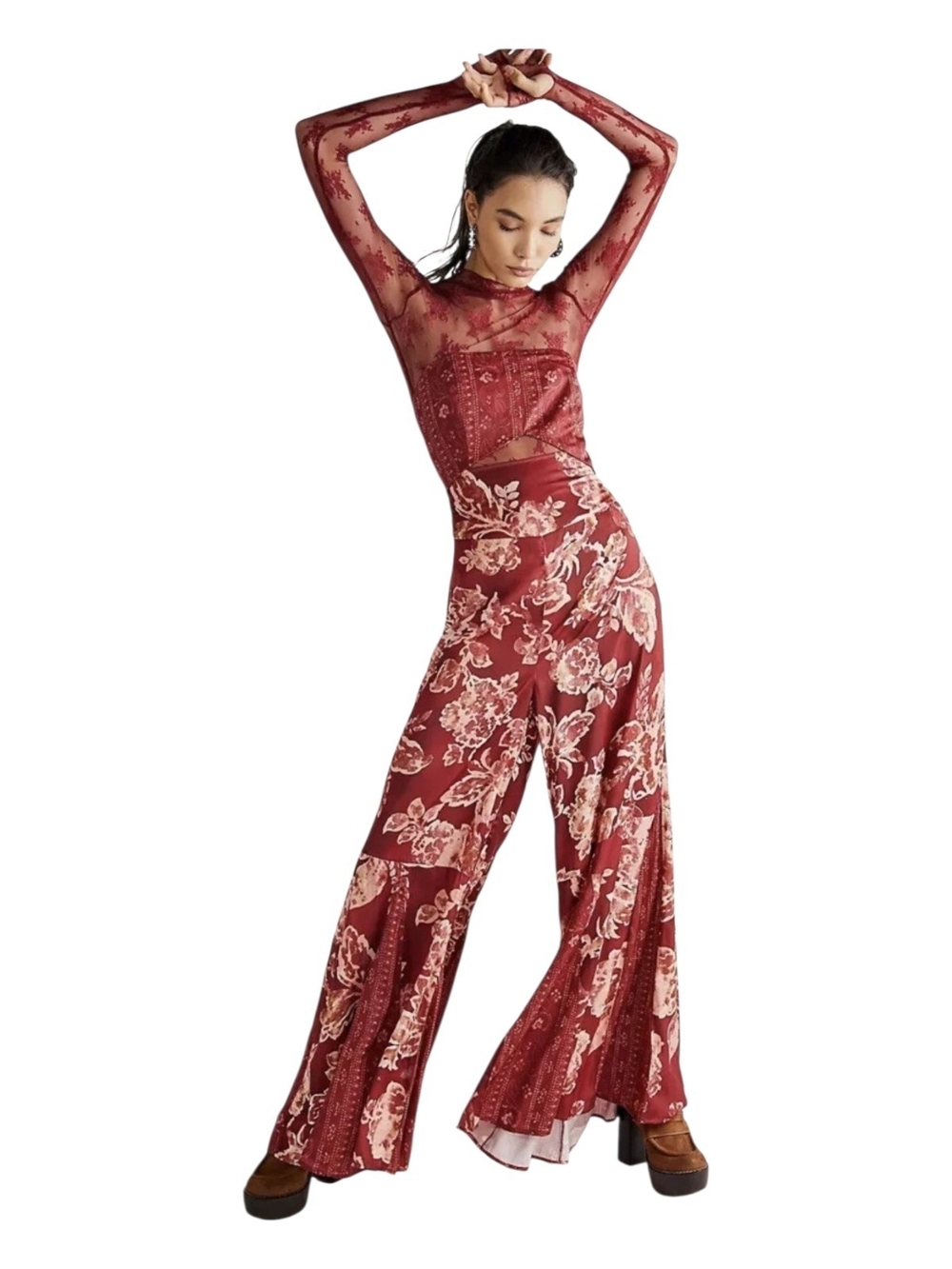NEW Free People Silky Juliet Jumpsuit